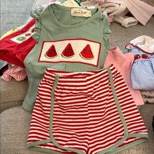 Marie Nicole Kids Watermelon Matching Set